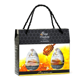 Gift set น้ำผึ้งดอกลำไย 500 กรัม x 2