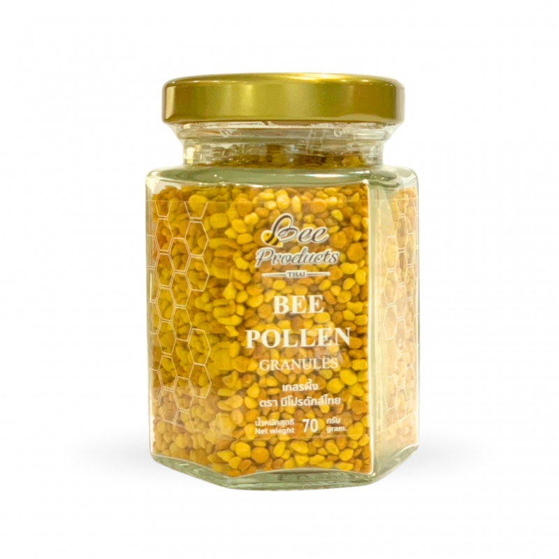เกสรผึ้งเกล็ด 70 กรัม ขวดแก้ว